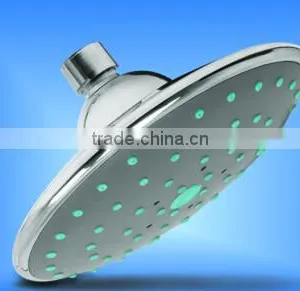 Chrome High Quality Hot Selling Plastic Abs Round Rain Shower Head thumbnail-1