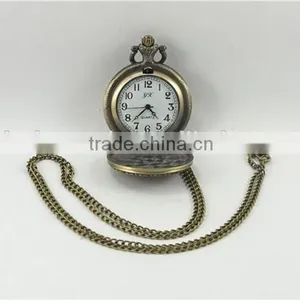 Japan Movt Quartz Pocket Watch For Men thumbnail-1