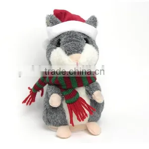 2016 Christmas Gift Hot Cute Plush Talking Hamster Recording Toy Hamster, Speaking Hamster thumbnail-2