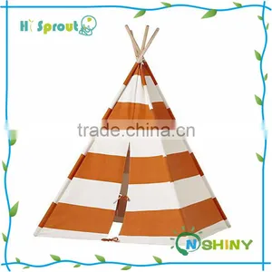 Cotton Canvas Indoor Children Kids Play Teepee Tent thumbnail-1