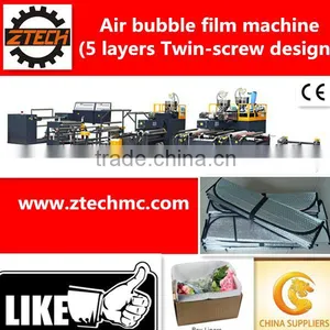 China Foshan Ztech Company 5 Layers Air Bubble Film Machine(Twin-screw Design) thumbnail-1