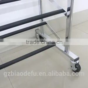New Design Easy Assembled 10 Tiers Metal Shoe Rack,High Saving Space Metal Shoe Rack thumbnail-3