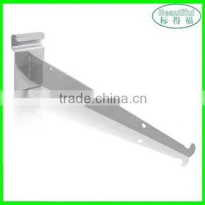 Supermarket Metal Shelf Bracket/glass Panel Mounting Brackets thumbnail-1
