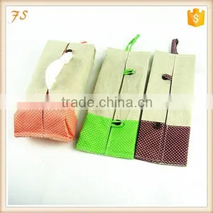 Creative Home Fabric Cotton and Linen Tissue Box thumbnail-1