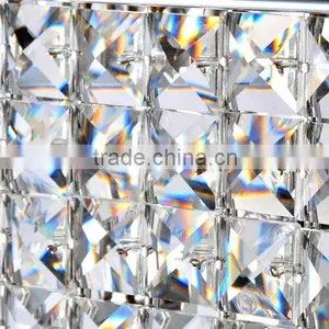 Simple Contemporary Creative Rectangle Crystal Wall Lamp Lighting Bedroom, Corridor Light thumbnail-3