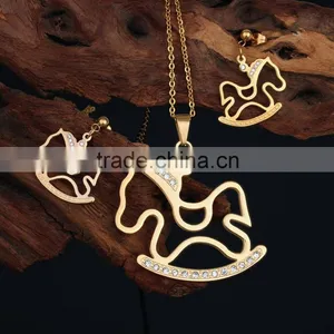 Stylish 4k 10k Fake Gold Plated Afghan Jewelry Set thumbnail-1