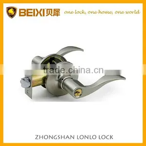 ANSI Standard Zinc Alloy Brass Cylinder Keyed Satin Nickel Door Lock thumbnail-5