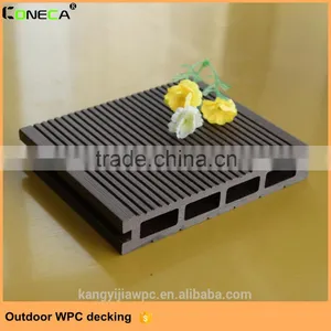 Waterproof Patio Outdoor High-quality Good Price Hollow Groove Wood Plastic Composite Decking Wpc thumbnail-4