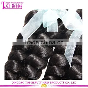 Qingdao High Quality and Cheap 100% Virgin Indian Remy Hair Loose Wave Human Hair Weaving thumbnail-4