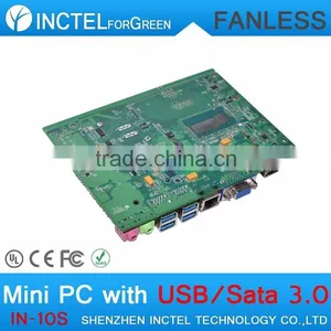 8G RAM 64G SSD 1TB HDD Fanless Mini Desktop PC Computer HTPC Intel Celeron 1037U Dual Core Ultra Thin Aluminium PC Computer thumbnail-6
