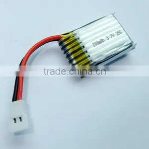 High Quality 3.7V 200mAh/180mAh 25C Battery for HiSKY FBL80 Mini 6 Channel 3D Mini Helicopter thumbnail-2