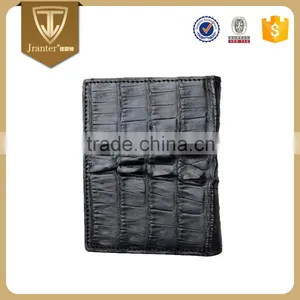 2016 New Fashion Custom Crocodile Skin Men's Bifold Wallet Genuine Leather Wallet Men thumbnail-1