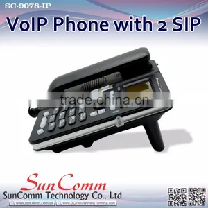 SC-9078-IP With 2 SIP Line, 6 Feature Key, 4 Soft Key, PoE Optional VoIP Phone thumbnail-3