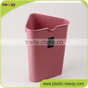 Durable 12L Plastic Eco-Friendly Stocked Standing Open Top Trash Can thumbnail-2