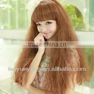 Top Fashionable Light Brown North Korea Style Wig thumbnail-1