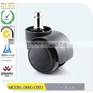 2015 Office Chair Caster Hardaware Series / PA+PU Dark Grey Casters With Stem 50mm DWG-C004 thumbnail-5