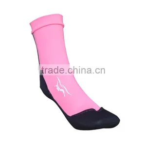 Pink and Black Neoprene Socks thumbnail-2