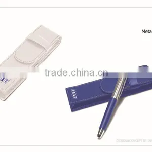 Corporate Gift Leather Case Packing Metal Pen, Metal Ball Pen, Metal Ballpoint Pen thumbnail-1