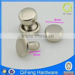 Flat Fashion Rivets and Studs Rivet Nut for Bag/shoes thumbnail-2