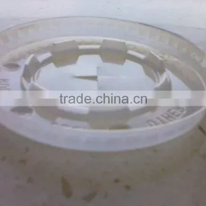 Beverage Single Wall Paper Cups With Plastic Lid thumbnail-4