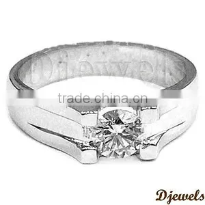 Solitaire Engagement Rings, Wedding Gold Rings, Diamond Jewellery thumbnail-1