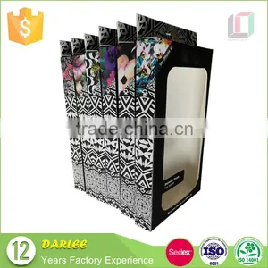 Hot Sale Creative Design Embossed UV Clear Window Custom Recyclable Packaging Box for Iphone Case thumbnail-1