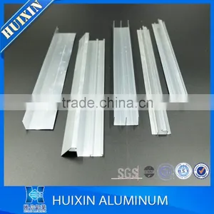 International Standard Silver Aluminum Sliding Window Track Price of Anodized thumbnail-3