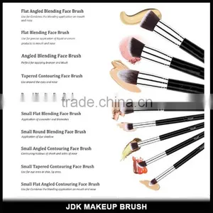 Best Seller 8pcs Fiber Kabuki Foundation Powder Brush Portable Makeup Brush Kit With Gift Bag thumbnail-3
