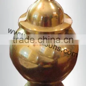New Modern Decorative Urn for Sale | Brass Solid Urn for Sale | Blue Marble Made Urn | Brass Urn Manufactured Royal De Wajidsons thumbnail-2