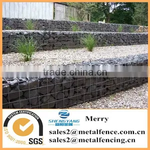 1mX0.5mX0.5m Galfan Hot-dipped Galvanized Welded Stone Gabion Basket Retaining Wall for Parking Area thumbnail-4