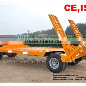 CIMC Trailers Tri-Axle Low Bed Semi Trailer Trucks thumbnail-3