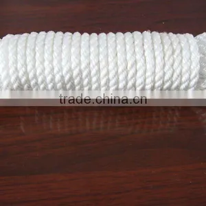 White 3-strand Twist pp Rope With Sealing Rope thumbnail-1