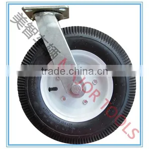 Assurance Shock Absorber Pneumatic Rubber Caster Wheel thumbnail-1