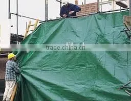 High Quality Dark Blue Brown Polytheylene Waterproof Raincoat Fabric Tarpaulin Cover for Sun in Construction thumbnail-2