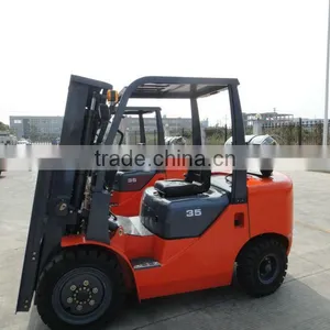 3.5ton LPG Forklift,4.5m Triplex Mast,side Shifter thumbnail-1