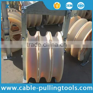 660mm Nylon Large Diameter Bundled Conductor Pulley Stringing Block Suitable For ACSR thumbnail-2