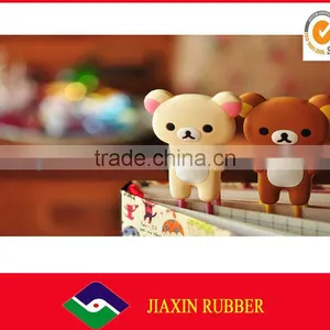 OEM Cute Promotional Silicone Plastick Metal Bookmarks With Pendants thumbnail-1