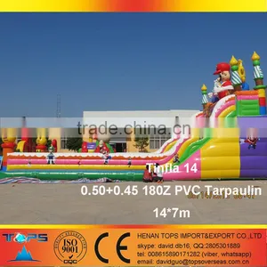 Inflatable Slide Tinfla 14 in PVC Tarpaulin Mario thumbnail-2
