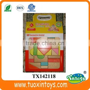 Wooden Construction Building Blocks Toys Creative Puzzle Toys for Kids thumbnail-1