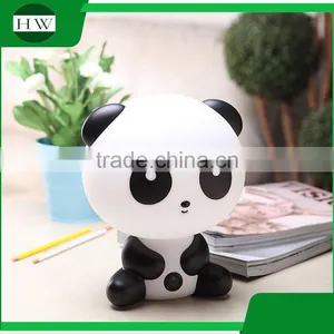 Plastic Decorative Cartoon Panada Eye Protection Rechargeable Led Study Reading Desk Table Night Light Lamp thumbnail-4