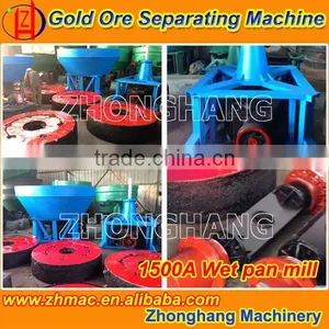 Gold Ore Wet Pan Grinding Mill for Mining thumbnail-1
