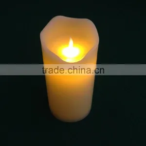 Flameless Moving Wick Real Wax Pillar Led Candle With Timer Multifuction Led Candle Light thumbnail-1
