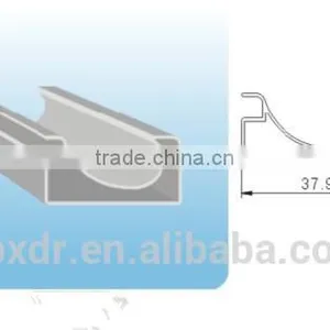 OEM Aluminum Factory High Quality Aluminum Edge for Kitchen Cabinet and Custom Glass Aluminum Extrusion Frame thumbnail-2