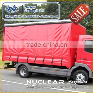 Flame Retardant Waterproof Truck Side Curtains Tarpaulin thumbnail-1