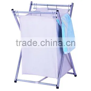 Folded Laundry Hamper and Hanging Laundry Bag thumbnail-1