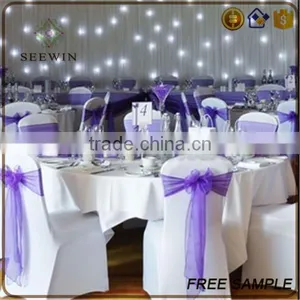 New Arrival Organza Fabric Chair Wedding Belts and Sashes thumbnail-3