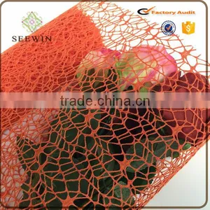 Popular Silk Mesh Rolls for Flower , Gift Wrapping thumbnail-1