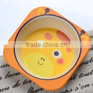 Natural Safe Bamboo Fiber Kids Bowl thumbnail-3