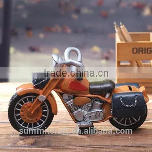 Resin Vintage Motorcycle Figurine Model Car Toys thumbnail-3