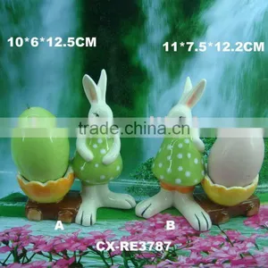 Easter Ceramic Egg Holder Chicken-Ceramic Rabbit thumbnail-1